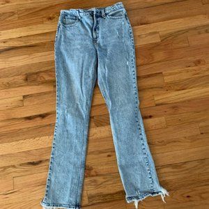 abercrombie & fitch 90's style high rise jeans size 28/6
